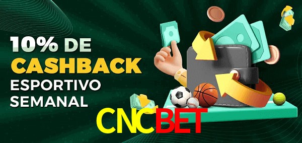 10% de bônus de cashback na CNCBET